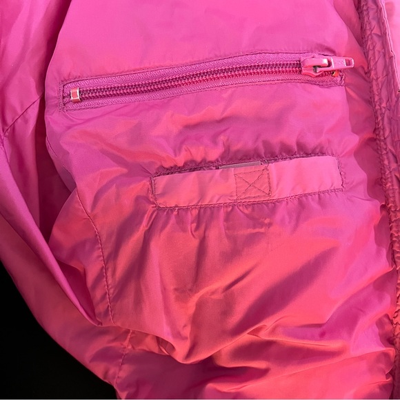 Lands End Girls Pink Goose Down Puffer Jacket Long Parka Winter Coat Size L (14) - Picture 8 of 11